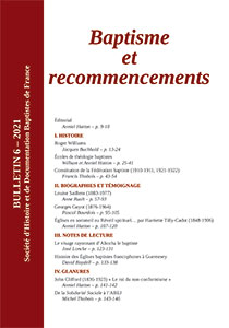 9772425954060, baptisme et recommencements