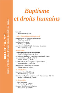 9772425954381, baptisme et droits humains