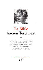 9782070100088, bible, pléiade, ancien testament