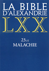 9782204094788, bible d’alexandrie, lxx, malachie