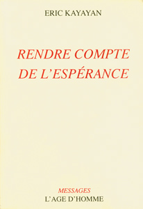 Rendre compte de l’espérance