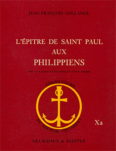 9782830901979, philippiens, commentaire, jean-françois collange