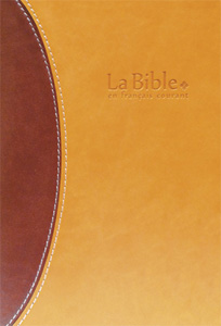 9782853002134, la, bible, en, version, français, courant, couverture, souple, marron, jaune, fauve, orange, éditions, biblio, sbf, société, biblique, française