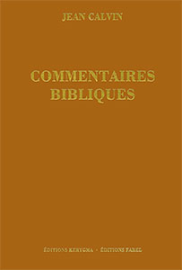 9782863141137, harmonie évangélique, jean calvin
