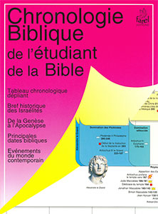 9782863141311, chronologie, biblique, de, l’étudiant, de la bible, tableau, chronologique, dépliant, bref, historique, des, israélites, de, la, genèse, à, l’apocalypse, principales, dates, bibliques, événements, du, monde, contemporain, the, student, bible, time-line, david, payne, éditions, farel