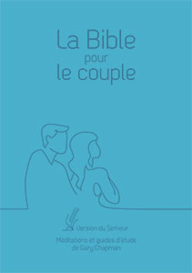 9782863144879, la bible pour le couple, version du semeur 2015, méditations et guides d’étude de gary chapman, couverture souple bleue, éditions farel, excelsis, xl6