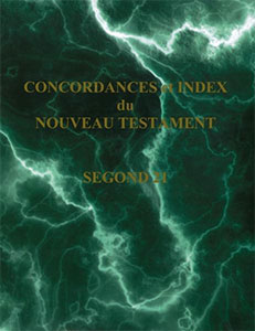 Concordances et index du Nouveau Testament Segond 21 (S21) 9782920147881, concordances, index