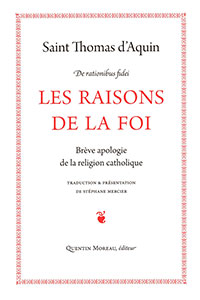 9782930788159, raison de la foi, thomas d’aquin