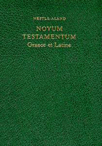 Novum Testamentum Graece et Latine 9783438054012, novum, testamentum, graece, et, latine, eberhard, nestle, kurt, aland, éditions, biblio, sbf, société, biblique, française, de, france