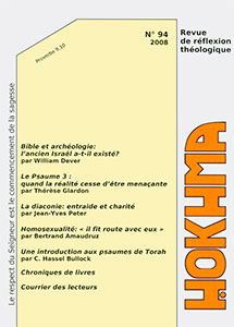 HOK94, hokhma, archéologie, homosexualité