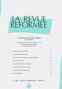 revue réformée