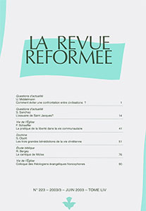revue réformée