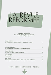 revue réformée 231
