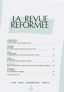 revue réformée 235