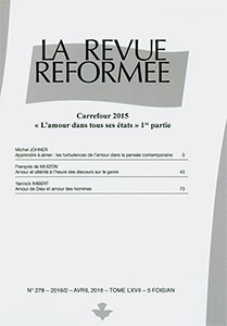 revue réformée, michel johner, yannick imbert