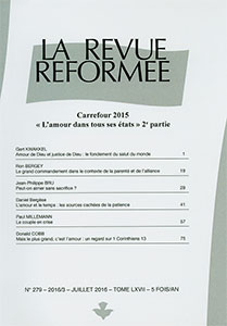 revue réformée, daniel bergèse, donald cobb