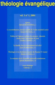 revue, théologie évangélique