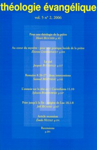 revue, théologie évangélique