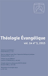 revue théologie évangélique