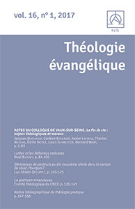 revue, théologie évangélique