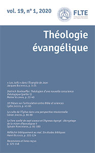 revue théologie évangélique, jacques buchhold