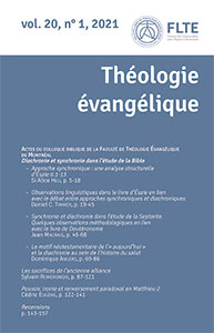 revue, théologie évangélique
