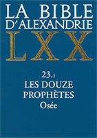 9782204069014, bible d’alexandrie, lxx, osée