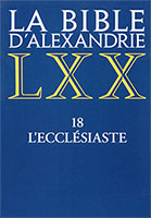 9782204069038, bible d’alexandrie, lxx, l’ecclésiaste