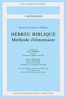 9782701014531, hébreu biblique, jacob weingreen