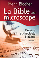 9782904407406, bible, exégèse, henri blocher