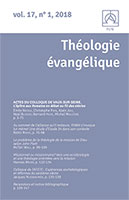 revue théologie évangélique, jacques nussbaumer