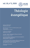 revue théologie évangélique, édifac