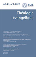 RTE20222, revue, théologie évangélique