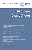 revue, théologie évangélique, édifac