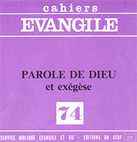 9772204390744, cahiers évangile 74