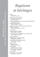9772425954107, baptisme et héritages, paul bourdois