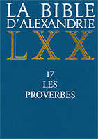 9782204064866, bible d’alexandrie, lxx, proverbes