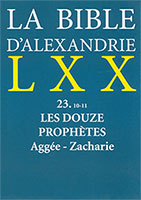 9782204084406, bible d’alexandrie, lxx, douze prophètes