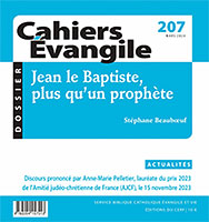 9782204157513, cahiers évangile 207, jean le baptiste