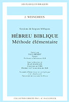 9782701014531, hébreu biblique, jacob weingreen