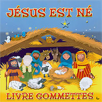 9782850317224, jésus, est, né, livre, gommettes, baby, jesus, is, born, sticker, book, éditions, llb, la, ligue, pour, la, lecture, de, la, bible, noël, noel, naissance, enfants