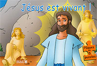 9782853004633, jésus, christ, est, vivant, pâques, en, 5, puzzles, enfants, enfance, jeunesses, éditions, biblio, sbf, société, biblique, française