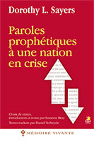 9782863144046, paroles, prophétiques, à, une, nation, en, crise, dorothy, sayers, éditions, farel, prophéties