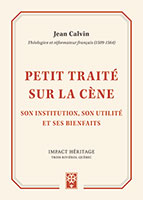 9782924773291, traité, cène, jean calvin