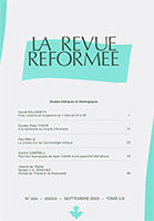 revue réformée