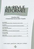 revue réformée, daniel bergèse, donald cobb